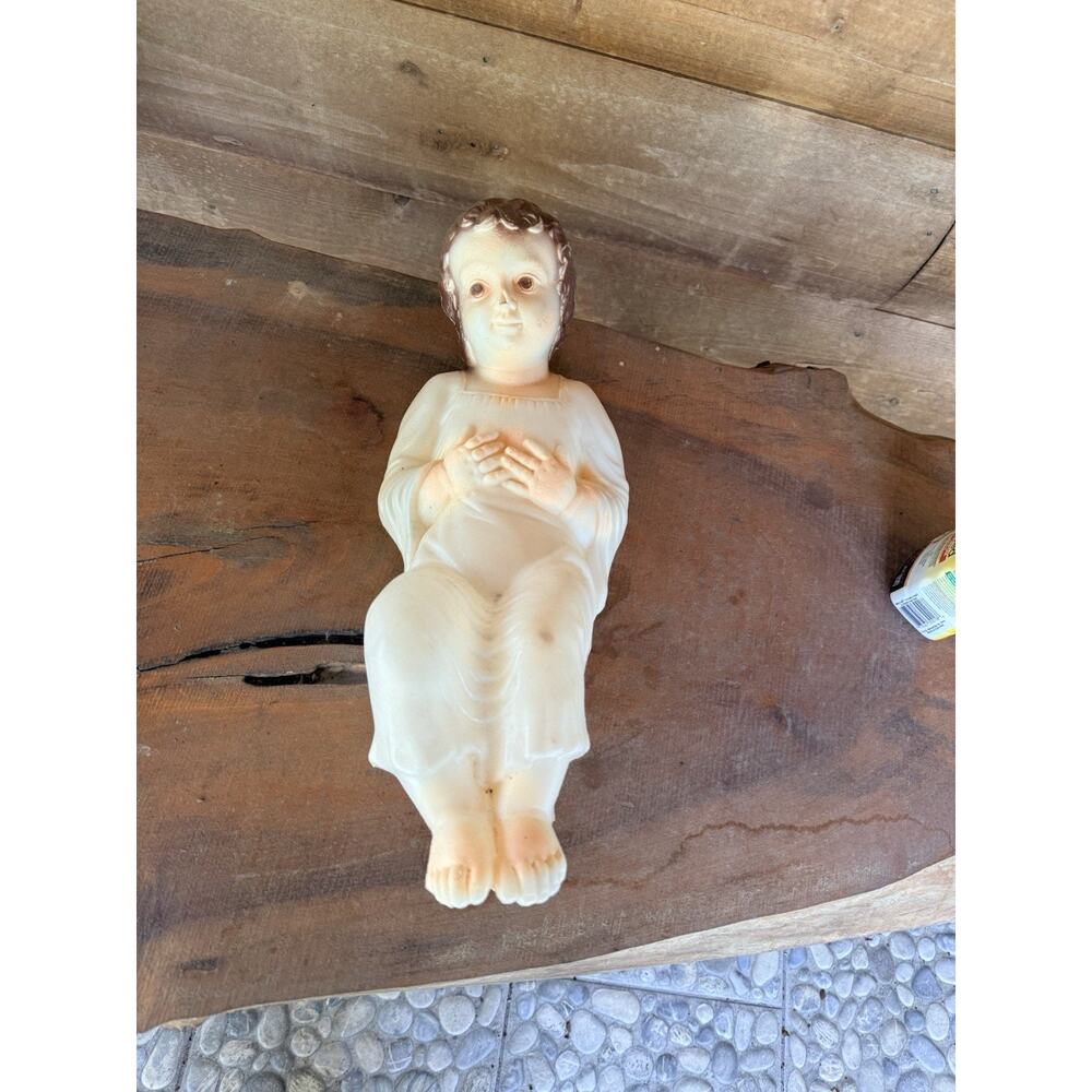 Vintage Empire Baby Jesus Lighted Blow Mold 17"